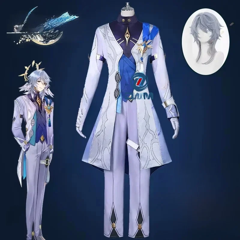 Honkai Star Rail Zondag Cosplay Kostuum Pruik Hoofddeksels Spel Karakter Outfits Voor Mannen Halloween Carnaval Party Comic Con - afbeelding 2