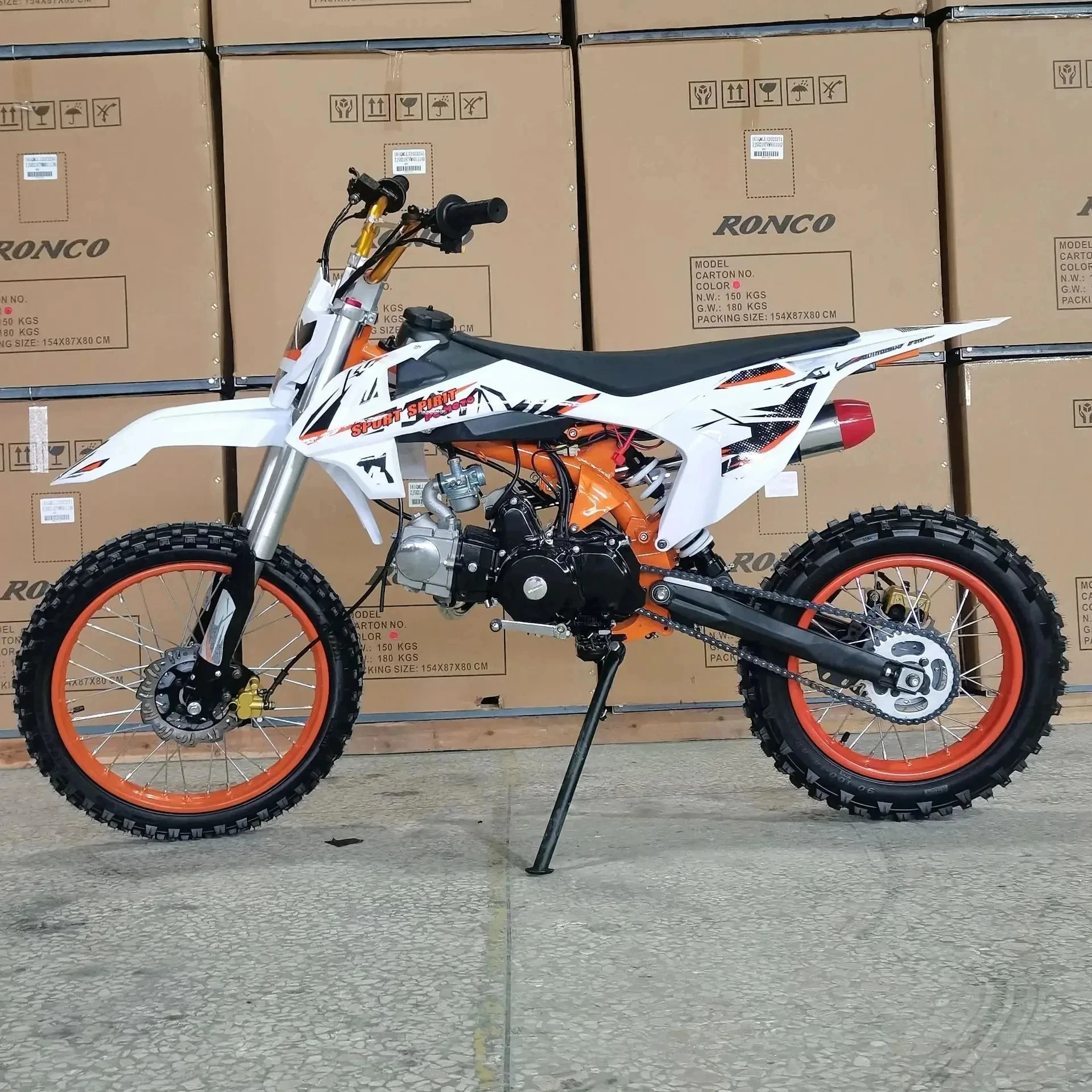 NEW 2 stroke dirt bike 110cc 125CC 150CC off-road motorcycles with CE ISO9001