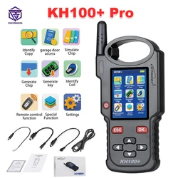 KH100+ Remote Key Programmer Tool For Lonsdor KH100 Latest Handheld Device Chip Identify Copy Remote Frequency Update Online