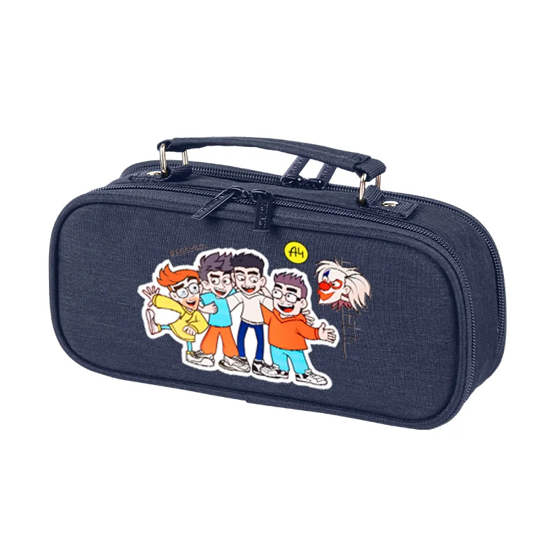 A4 Lamba Kids Pencil Case A4 Vlad Cartoon Multi Layer Large Capacity Cartoon Влад Бумага А4 Stationery Storage Bag