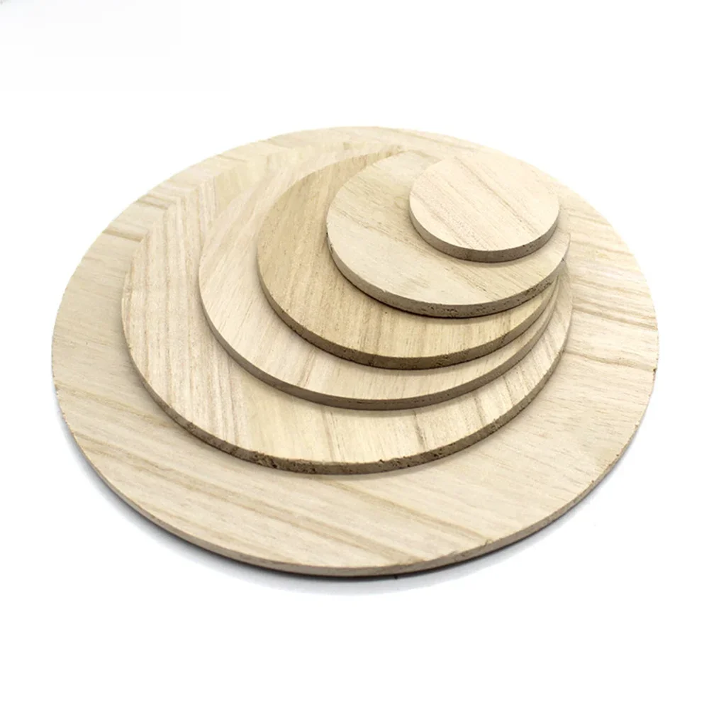 Planche ronde en bois épais, bricolage, modèle manuel, matériau, planche en bois massif, 5cm, 8cm, 10cm, 12cm, 15cm, 20cm, artisanat, cercle en bois