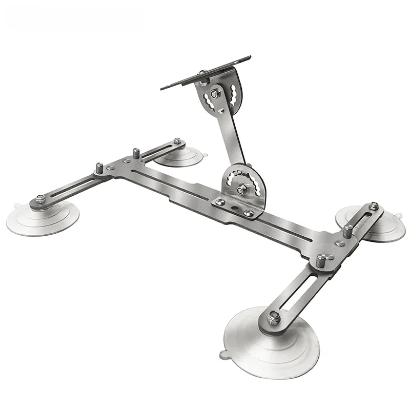AliExpress tungfull Foldable Stainless Steel Reciprocating Cycle Motor Bracket with Big Suction Cup Telescopic Linear Actuator Stand Portable Holder