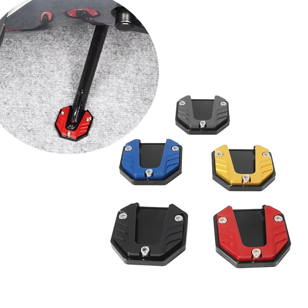 AliExpress Aluminum Alloy Motorcycle Bike Kickstand Extender Foot Side Stand Extension Foot Pad Support Plate Motorbike Accessories D7YA