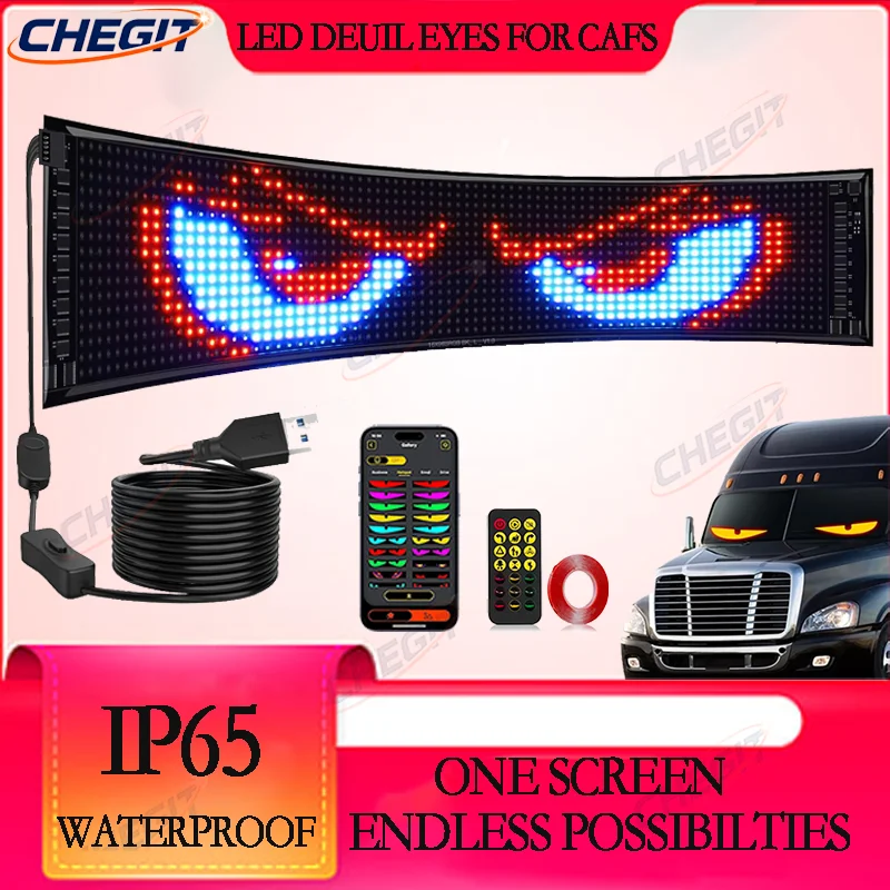 LED Display Programmable Flexible LED Display Car Scrolling Advertise Message Soft Sign Board Pixel Custom Led Panel for truck