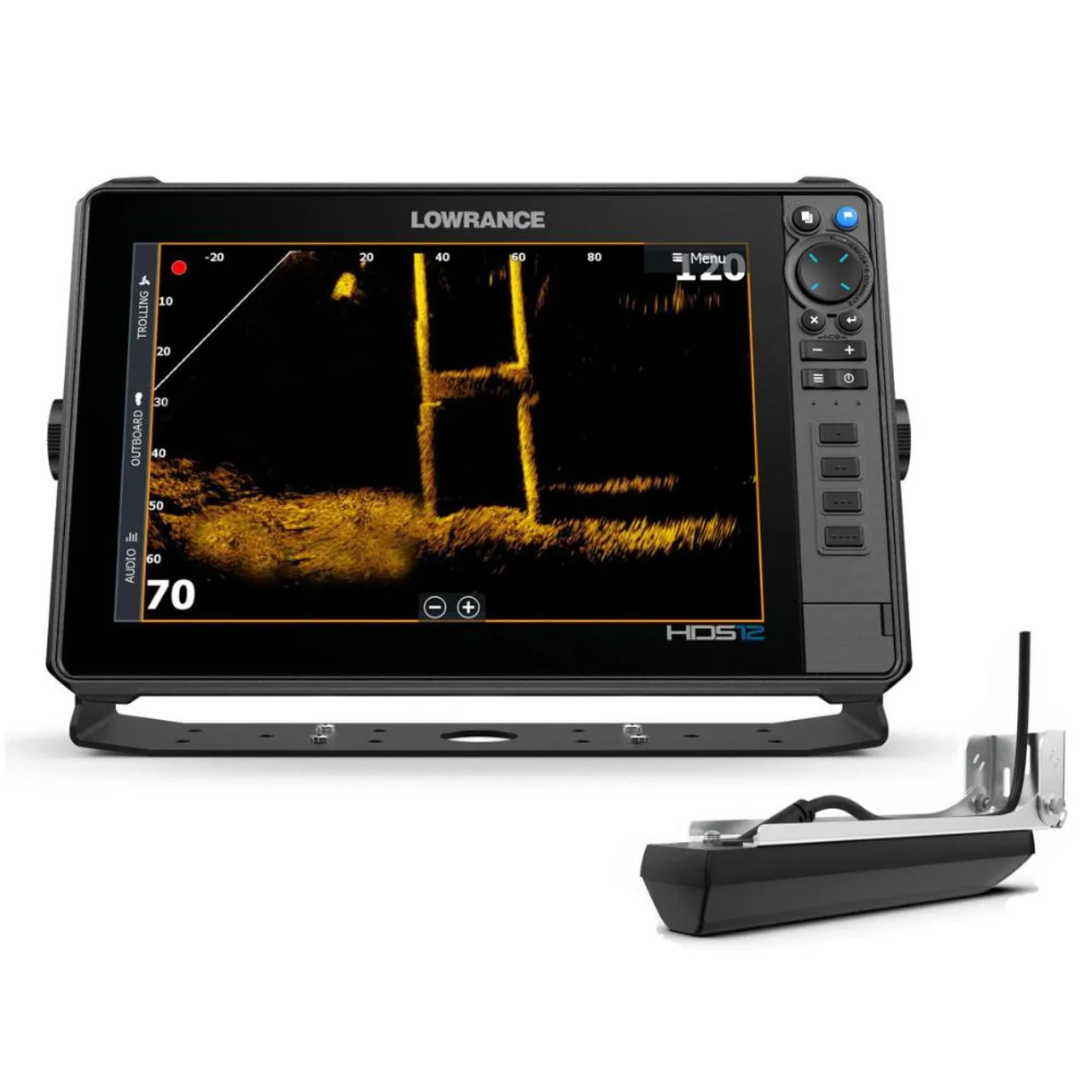 

FAST SELLING ON NEW Lowrance HDS-12 PRO Fish Finder with Imaging 3-in-1 Transom C-MAP PROMO OFFER