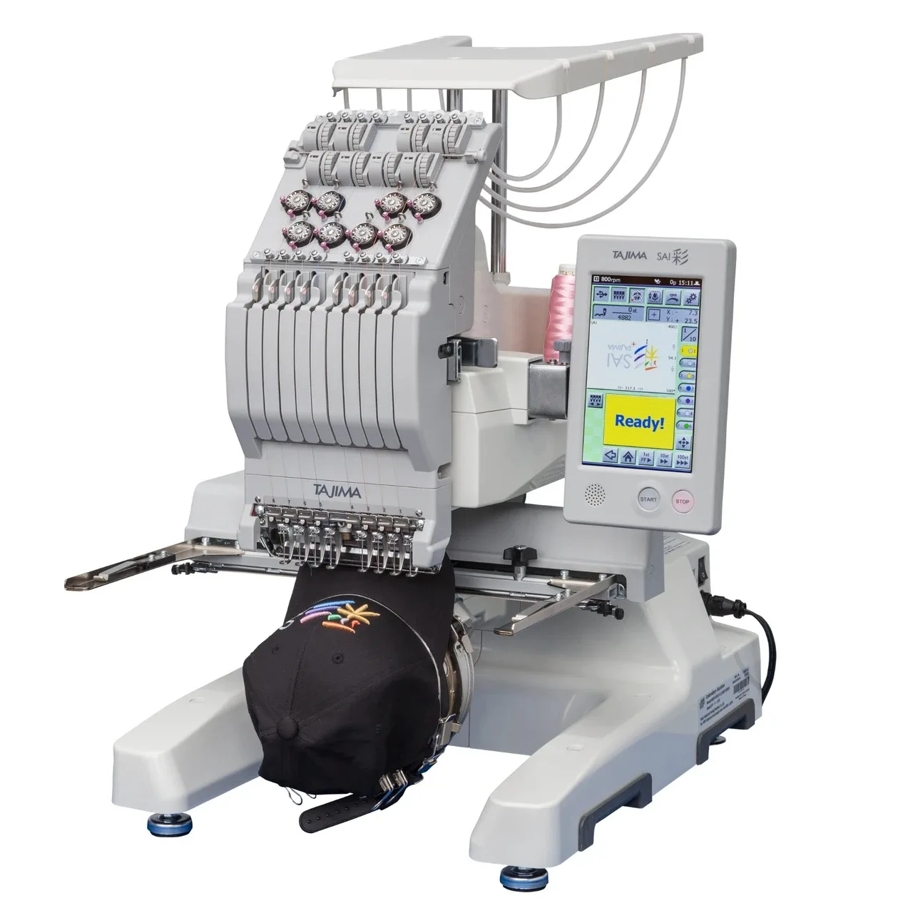 Factory Promo Sales New Juki Tajima Sai 8 Needle Embroidery Commercial Machine. High Discount READY TO SHIP