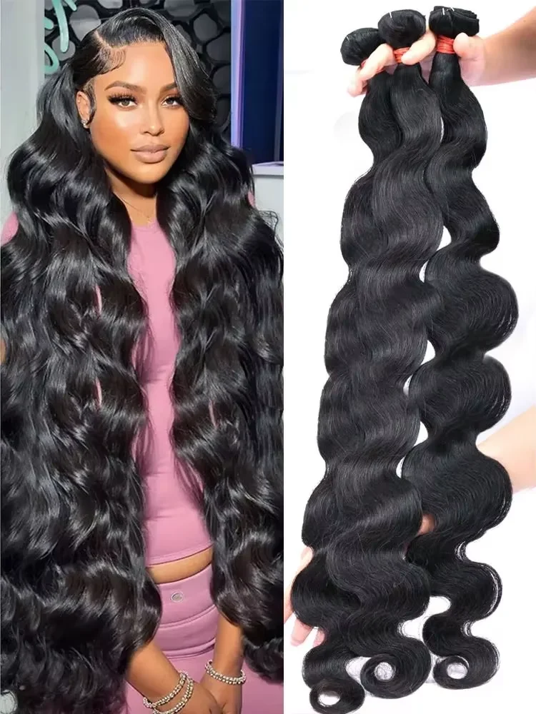 

15A Пучки необработанных волос, вьетнамские 32-дюймовые пучки объемных волн, 100% пучки человеческих волос, необработанные наращивание натуральных волос