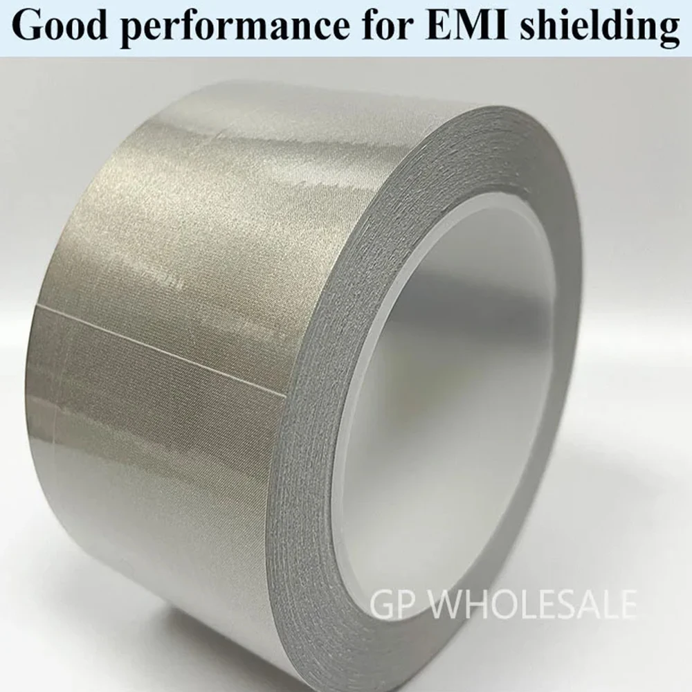 1-roll-50mmx20m-conductive-fabric-tape-conductive-adhesive-emi-shielding-for-guitar-cavity-pc-server-chassis