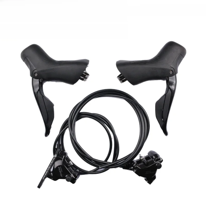 Shimano 105 ST-R7020 R7025 + BR-R7070 2x11s ST-R7170 + BR-R7170 Di2 2x12s Hydrauliczny hamulec tarczowy z podwójną dźwignią sterującą do rowerów szosowych — 2
