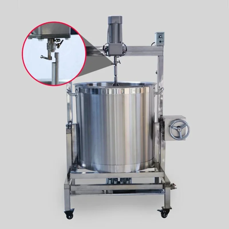 Stainless Steel Hot Pot Seasoning Stir-frying Machine Electric Sauces Cooking Mixer Machine