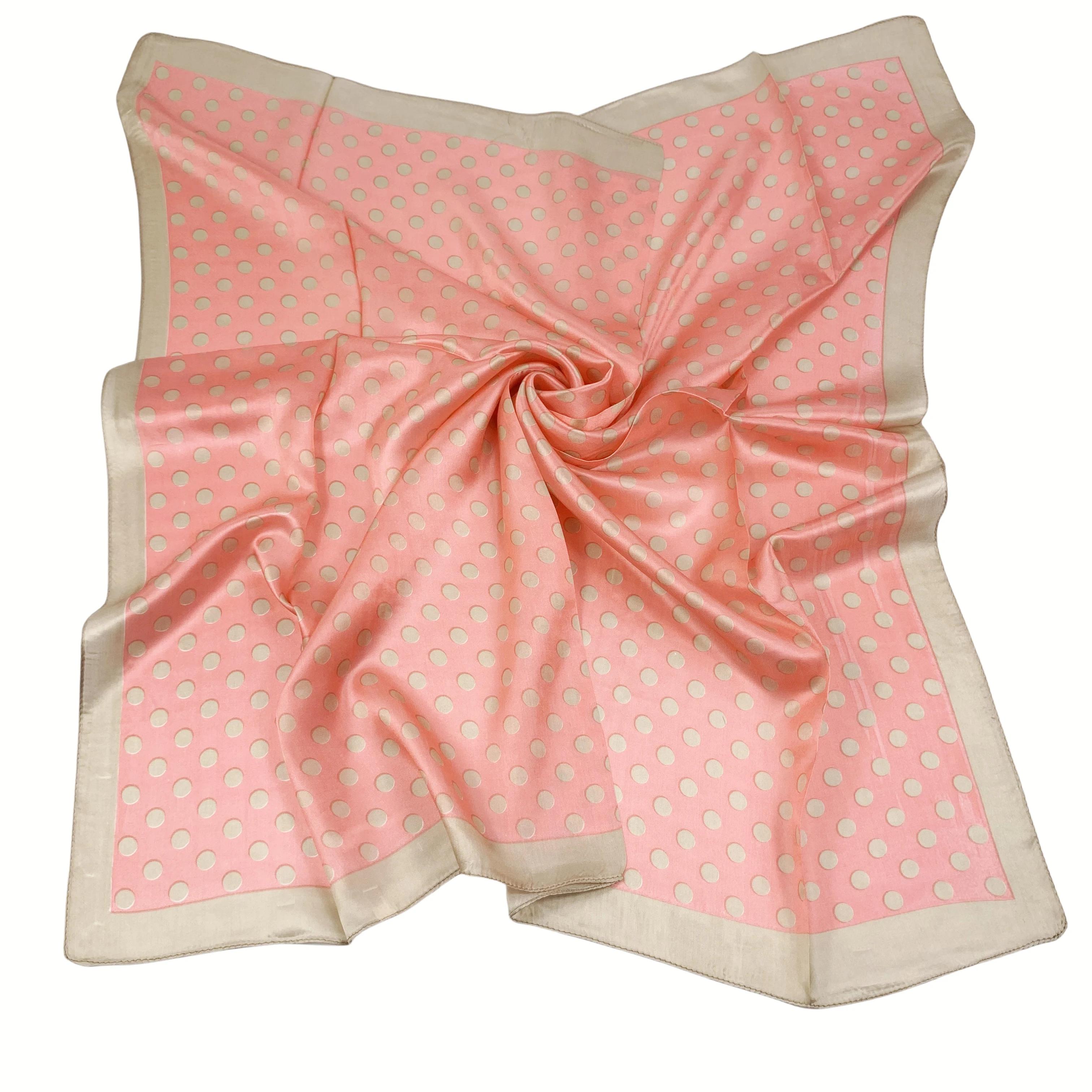 wholesale 100% pure silk scarves scarf mulberry silk design scarf patchwork dot printing
