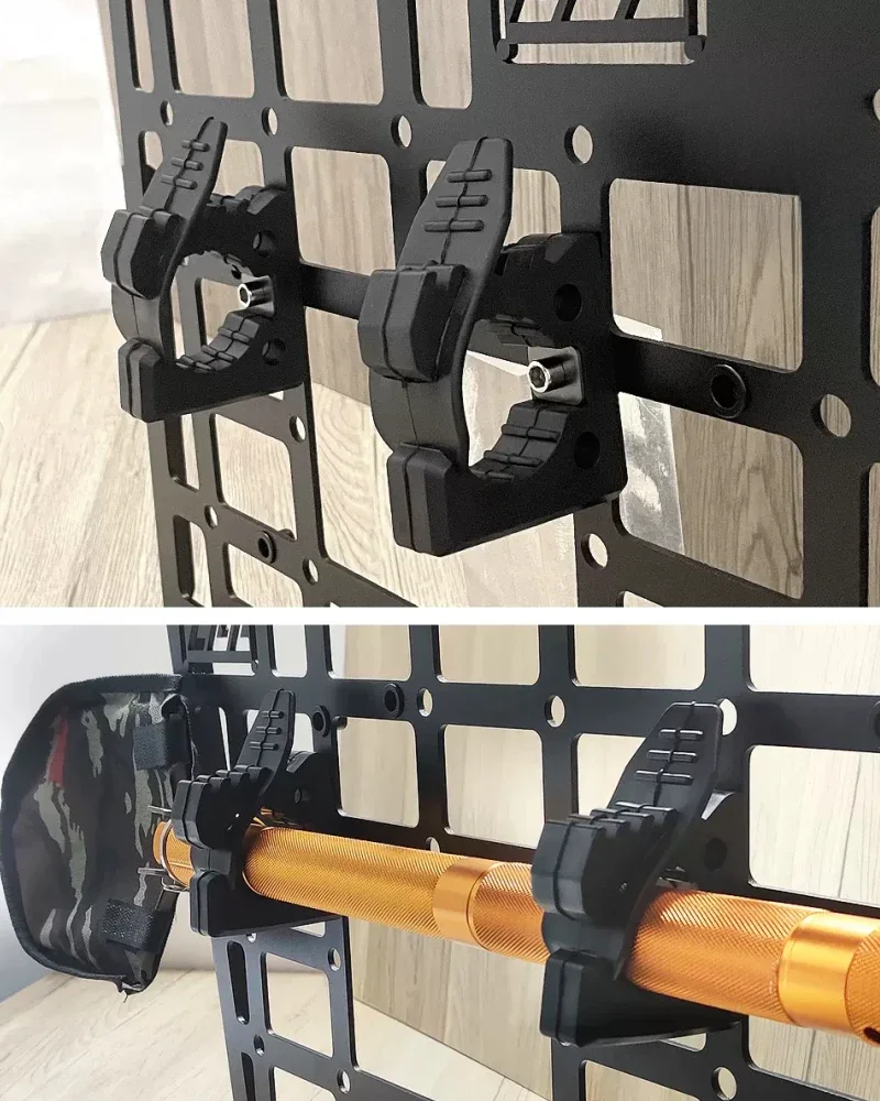 CARTRIMHOME Akcesoria Samochodowe Off-Road Panel Molle Mocowanie Quick Fist Zestaw Zacisków Stałe Klamry Uchwyt Narzędzia Sprzęt — zdjęcie 2