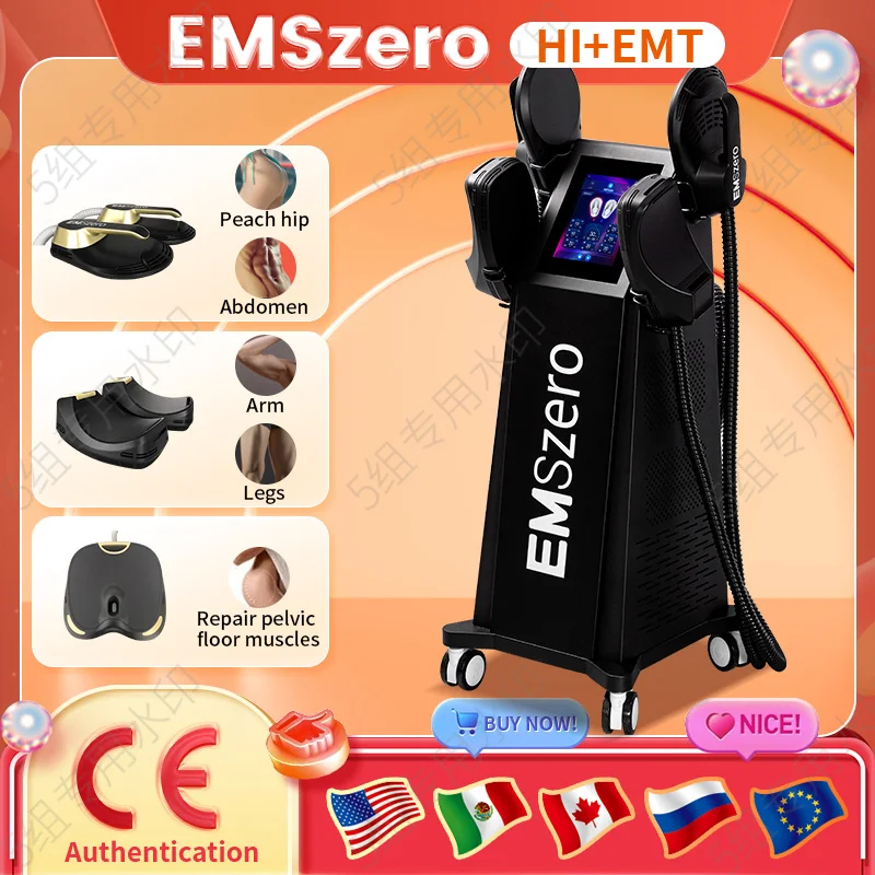 

EMSZERO 6500W Sculpting Machine Professional 2025 EMS Body Sculpt Machine RF Muscle Stimulator Body Shaping Equipment