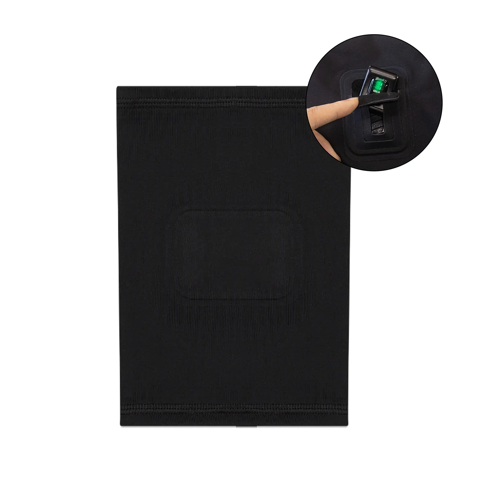 Black Arm Sleeve Replacement for WHOOP 5.0 ONE PEAK/ECG, WHOOP 4.0, Durable Comfortable Nylon Bicep Wear