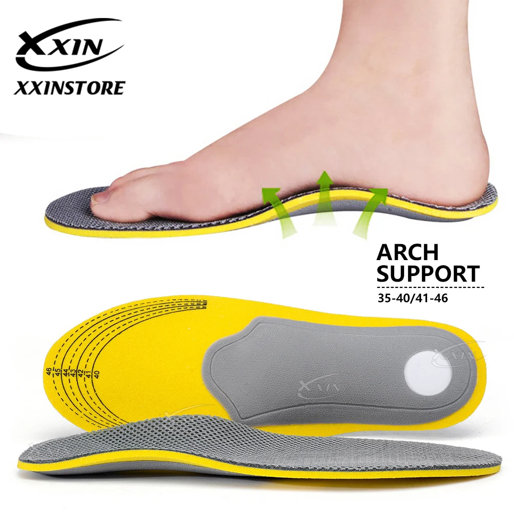 

【Xxin】Arch Support Shoe Insoles Men Women Orthopaedic Insoles Flat Foot Insole Size 35-46