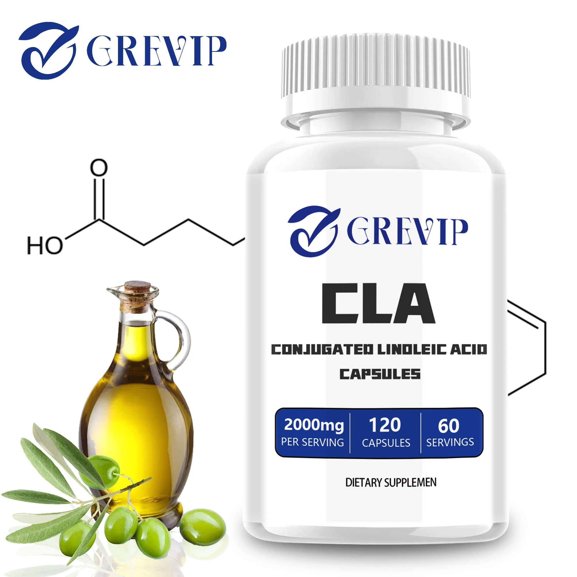 CLA - Fat Burner, Appetite Suppressant, Weight Management, Lean Muscle and Tone - 120 Capsules