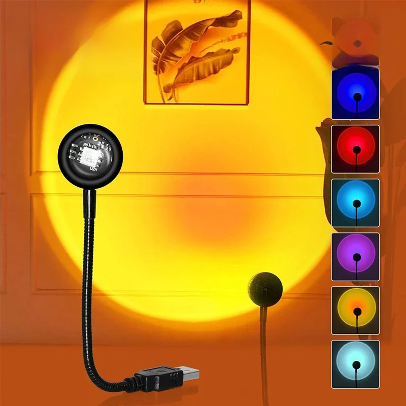 Lampe LED USB, budgétaire de lumière ambiante, photographie, escales murales, néons pour fête, chambre, salon, décoration