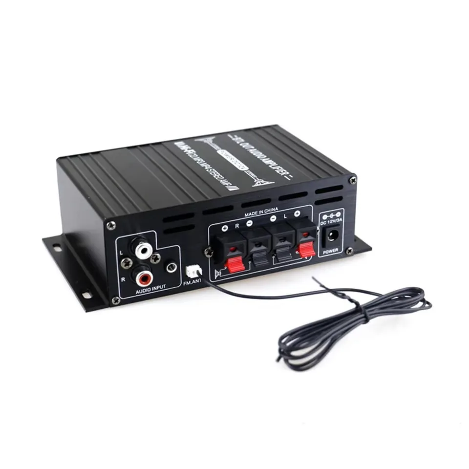 AK-380 Bluetooth Hi-Fi オーディオアンプ 40Wx2 ステレオパワーアンプ
