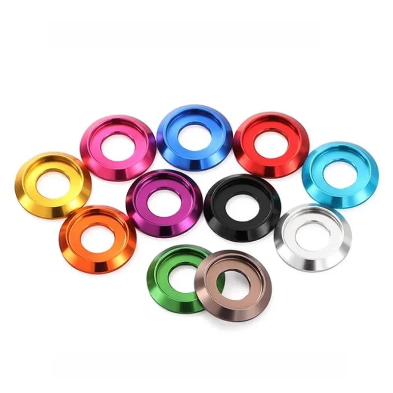 Rondelle à tête ronde en aluminium coloré CNC, vis à tête ronde, figurine, M2, M2.5, M3, M5, M6, M8, 5 pièces, 10 pièces