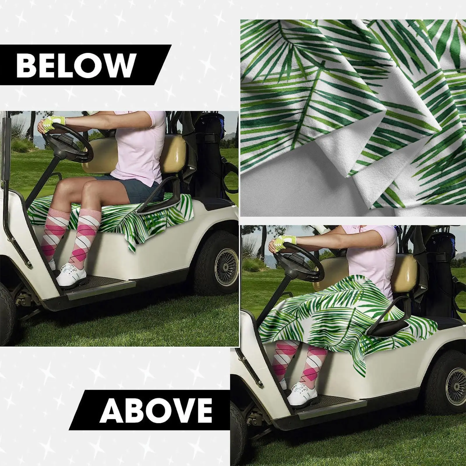غطاء مقعد عربة الجولف، بطانية مقعد سيارة الجولف تحافظ على المقعد، ملحقات سيارة الجولف الرائعة، بطانية منشفة مقعد السيارات في النادي