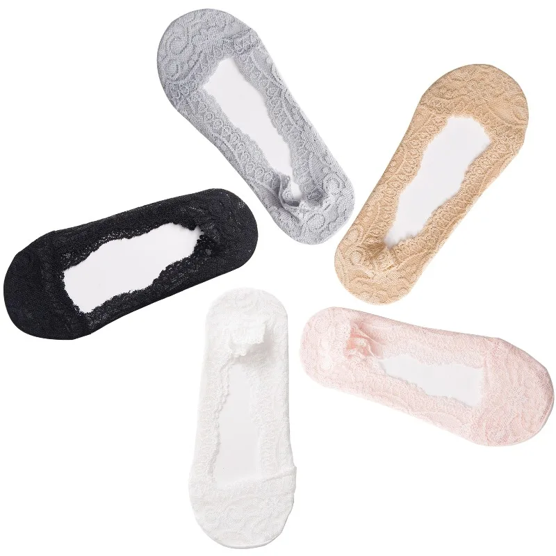 15 زوجًا من الجوارب الدانتيلية ذات الألوان المختلطة، تصميم مسامي، مناسب للرياضة، وإعطاء الهدايا والاستخدام الشخصي