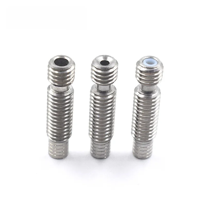 Gardło M6 26mm do V6 Wade Short Distance Hotend Całkowicie metalowe/z przerzutką PTFE 1,75 /3,00 mm Części do drukarek 3D ze stali nierdzewnej — zdjęcie 2