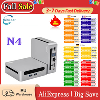 Ninkear N4 Mini Pc Amd Ryzen 5 4600H 6 Cores Max 4.0Ghz 16Gb Ram 512Gb Ssd Type-C (8K)+ 2*Hdmi (4K) Triple Display