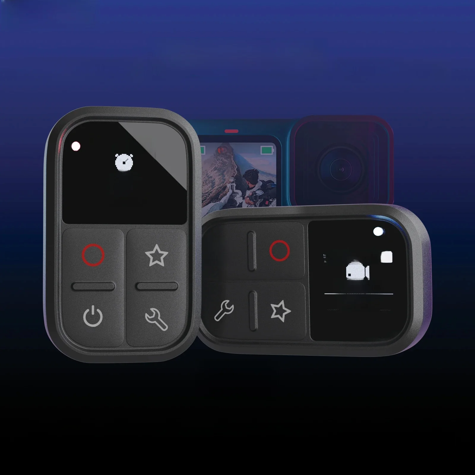 Pilot Bluetooth z ekranem OLED, kompatybilny z kamerami GoPro 13 12 11 10 9 8 Max 7B 6 5 — zdjęcie produktu 7
