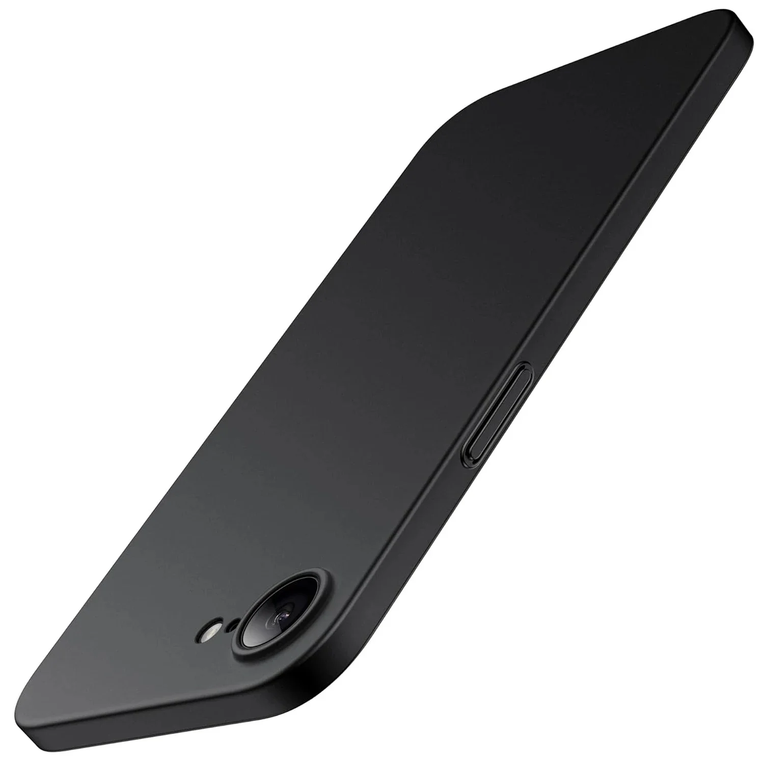 Pour iPhone 16E étui antichoc couverture arrière coque en silicone noir pour iPhone 16e étui
