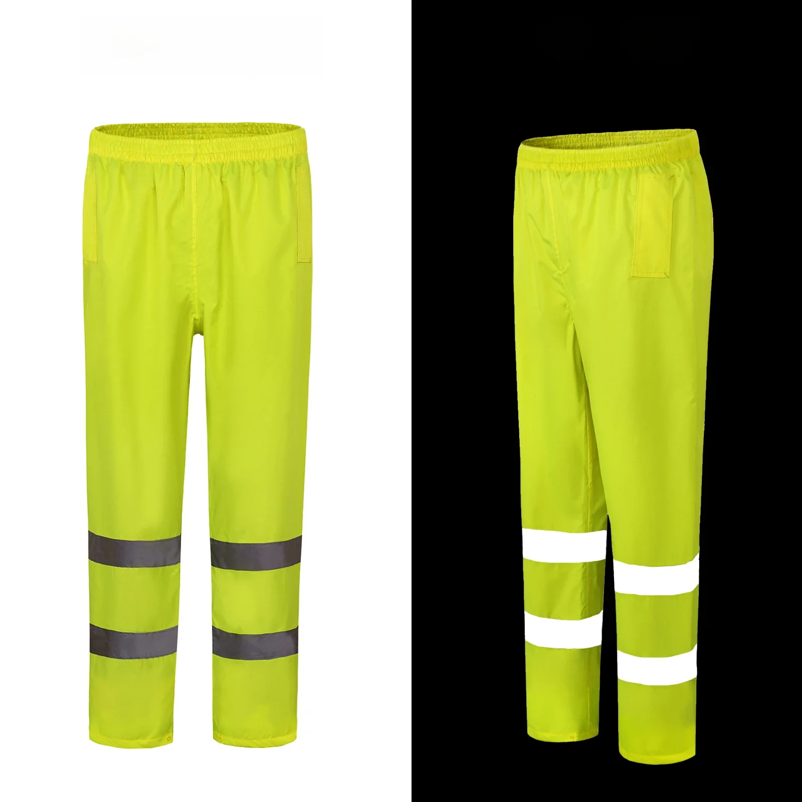AliExpress AYKRM HI VIS Reflective Pants Safety Striped Waterproof Windproof Sweatpants Trousers Long Oxford Cycling Hiking Trip