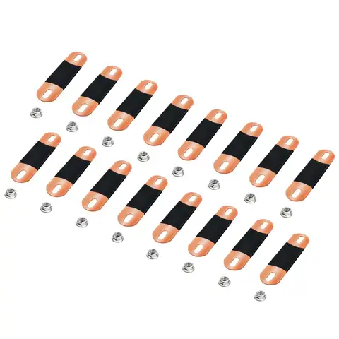 Busbar Connector Lifepo4 Battery Copper Connecter 72mm 2mm 400A for 280Ah 310Ah 320Ah Lithium Battery Cell Bus Use Protector