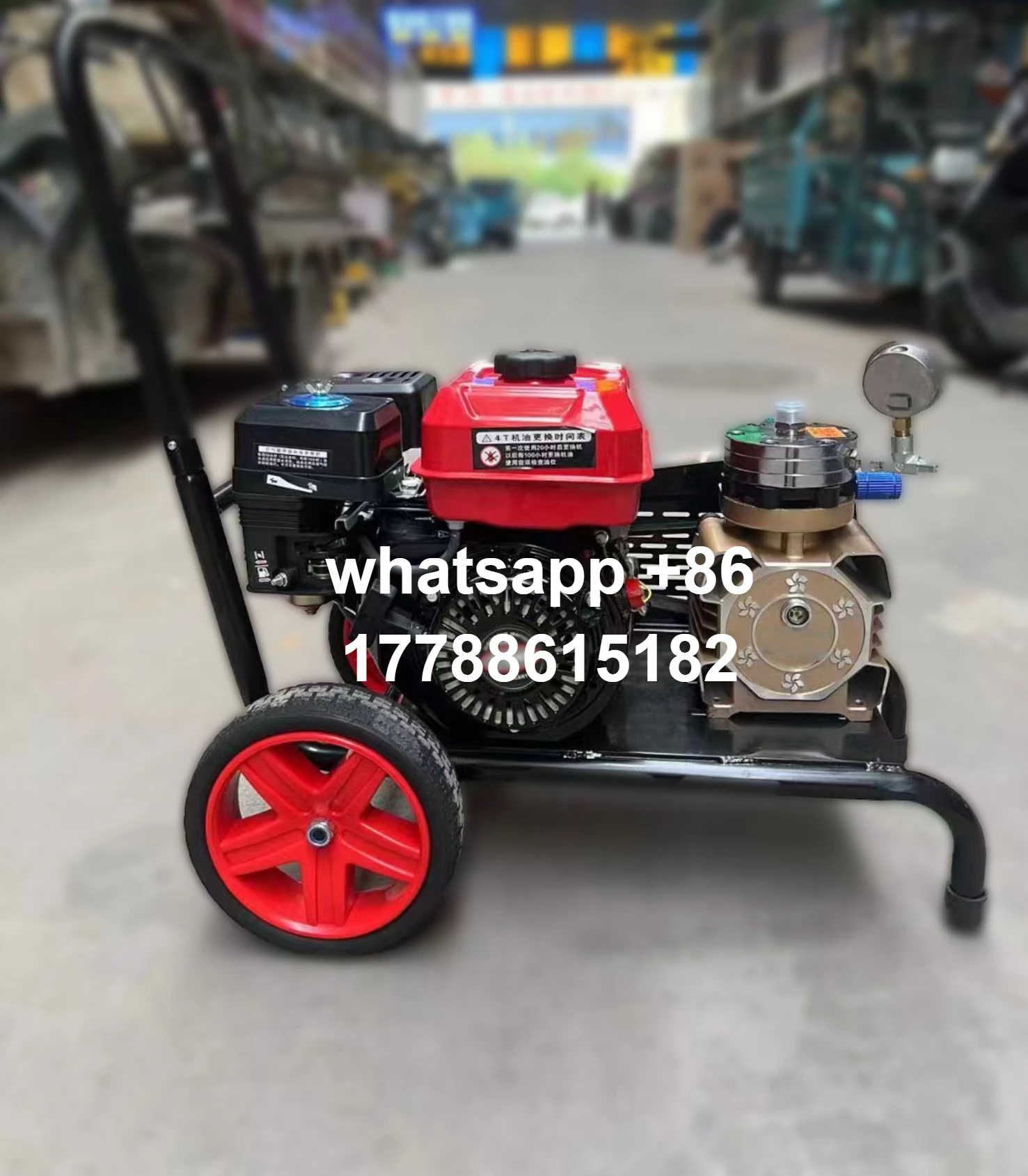 

Gasoline powered high-pressure airless spraying machine latex paint exterior wall cold spray road marking