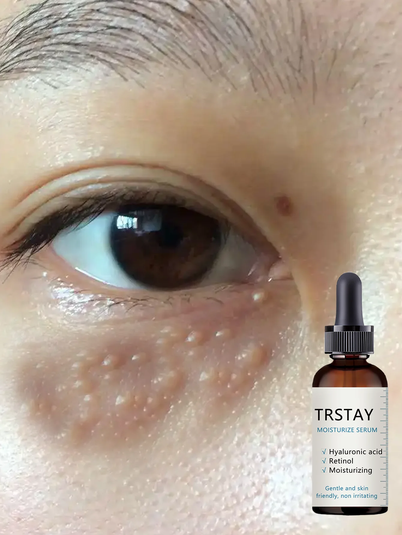 Eye Brightening Moisturizing Oil for Dark Circles All Skin Types Hydrating Under Eye Treatment with Natural Ingredients to Reduc - Image 2