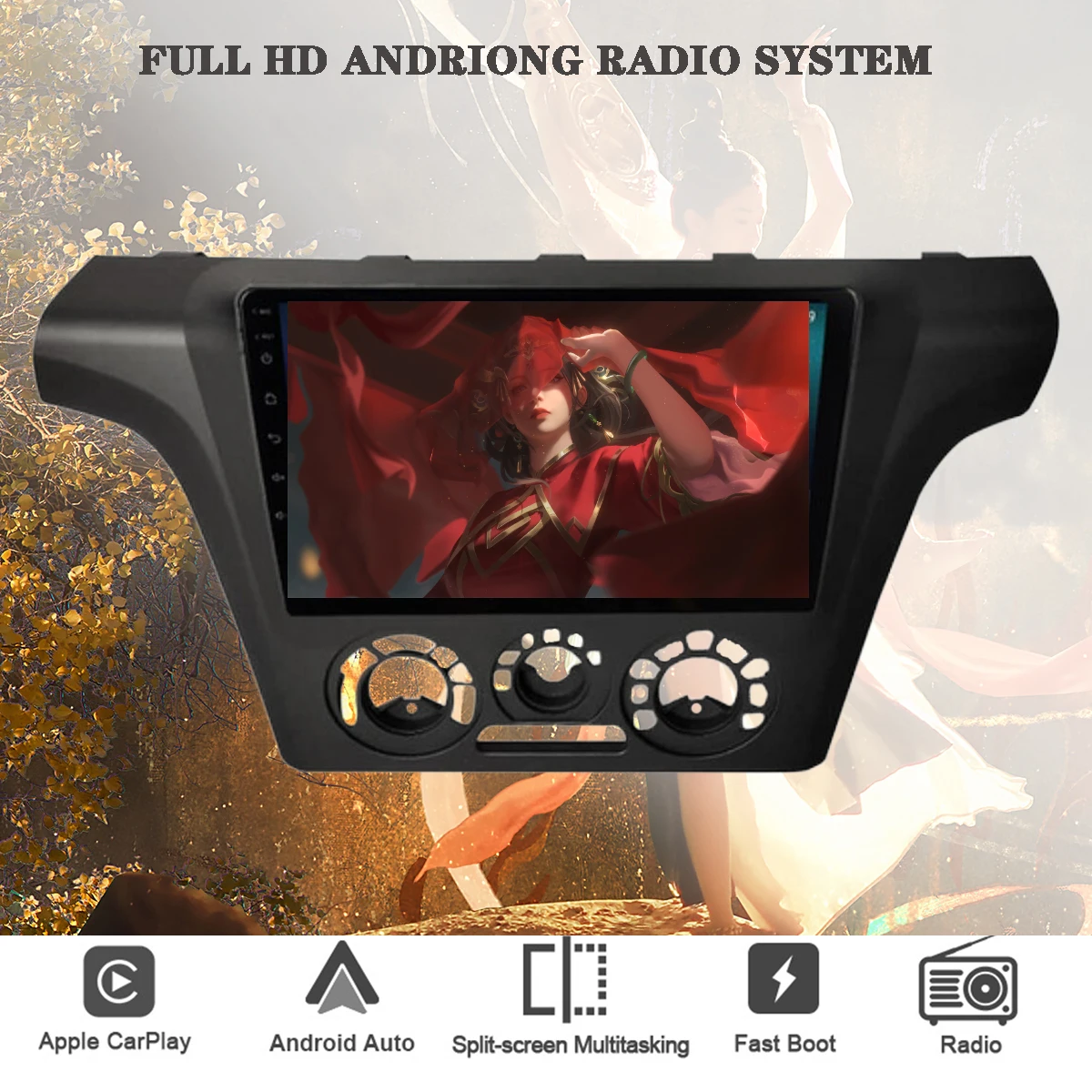 

Autoradio Audio Stereo DVD Cassette Music HU Head Unit For Mitsubishi Outlander 2002 - 2008 GPS Monitor Android 13 8G+128G RDS