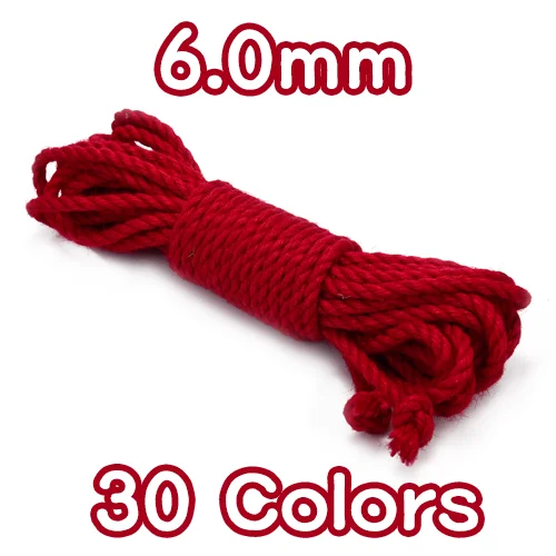 6.0MM Bondage Jute Rope Japanese Shibari Rope SM Play Rope high quality Jute yarn