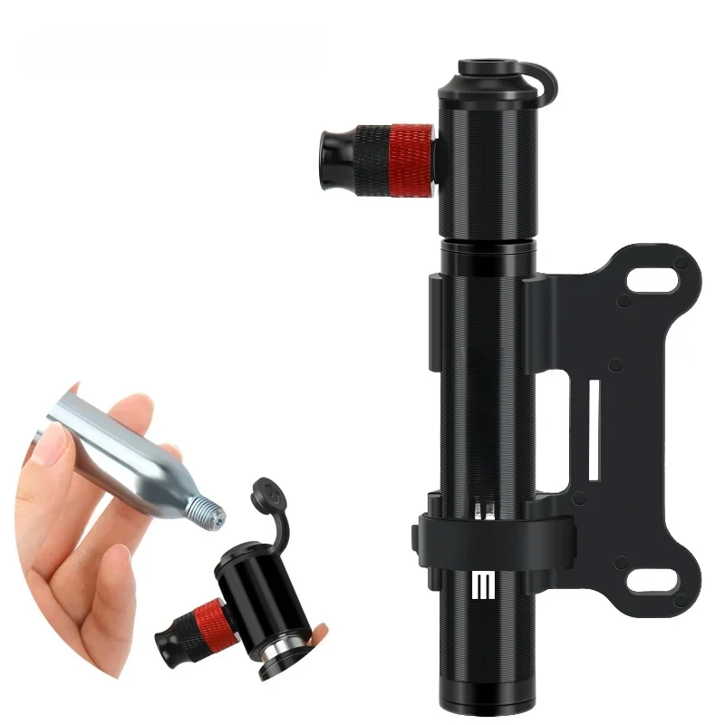 AliExpress riderace RIDERACE Bicycle CO2 Pump Mini Portable Hand Tire Tube Inflator  Aluminum Alloy Bike Air Shock Pump Schrader Presta Valve AV FV