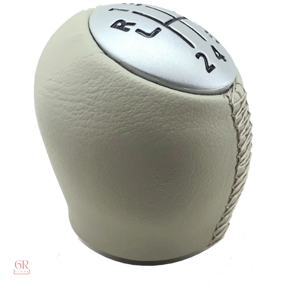 6-Speed Manual Leather Beige Gear Knob For Renault Megane 3 (2009-2016)