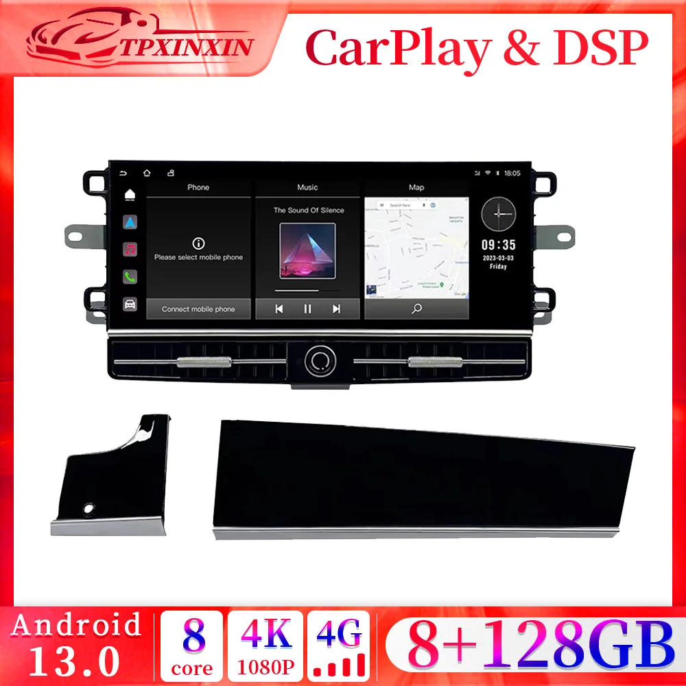 

12.3 inch Qled Screen Android 13 Car Radio For Porsche Panamera 2010-2017 GPS Navi Multimedia Video Player Head Unit DSP Carplay