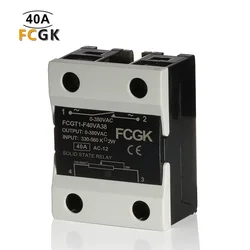 10A 25A 40A 60A 80A 100A 120A Adjustable Single Phase linear solid state relay 0-250VAC 60A SSR relay SSVR