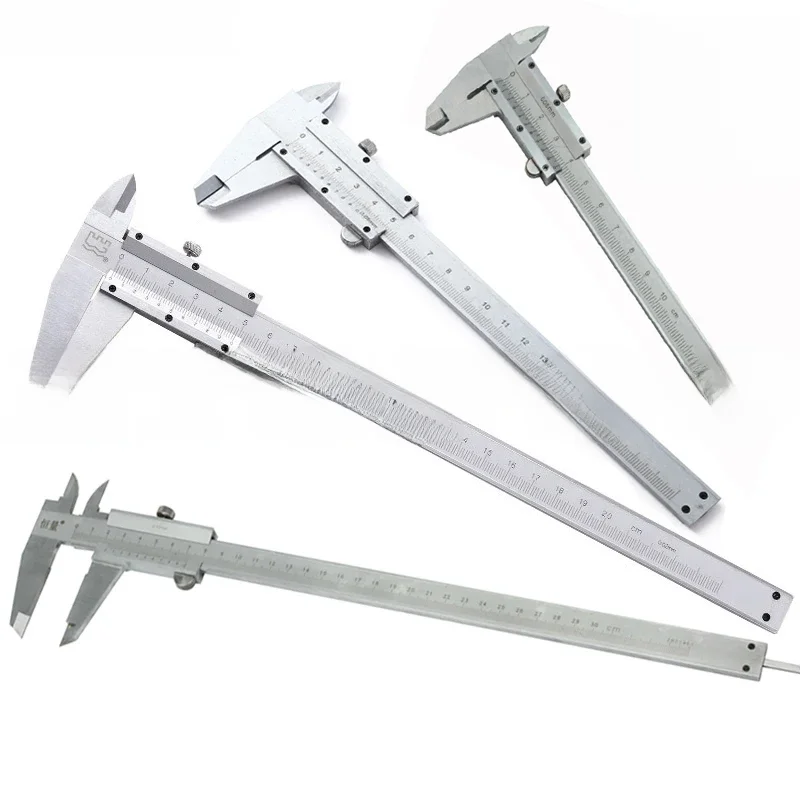 0- 70mm 100mm 150mm 200mm 300mm Mini stal Vernier suwmiarka hartowane metryczne Machinist grubość Guage pomiar mikrometryczny narzędzie — zdjęcie 2