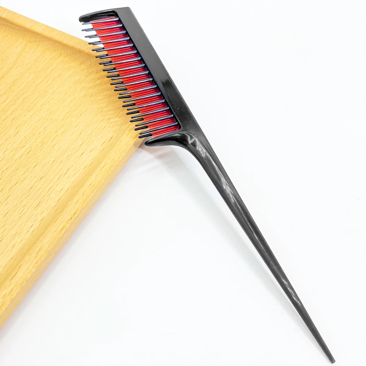 Professional Barber Shop Fluffy Hair Comb Partitioned Hair Comb Salon Hairdressing Tip Comb Plastic Hair Comb Hairdressing Tool