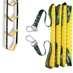 Boat Rope Ladder Inflatable Strap Portable for Pontoon Kayak Motorboat Canoeing Sailboat Outdoor Climbing Ladders 3 Step 4 And 5