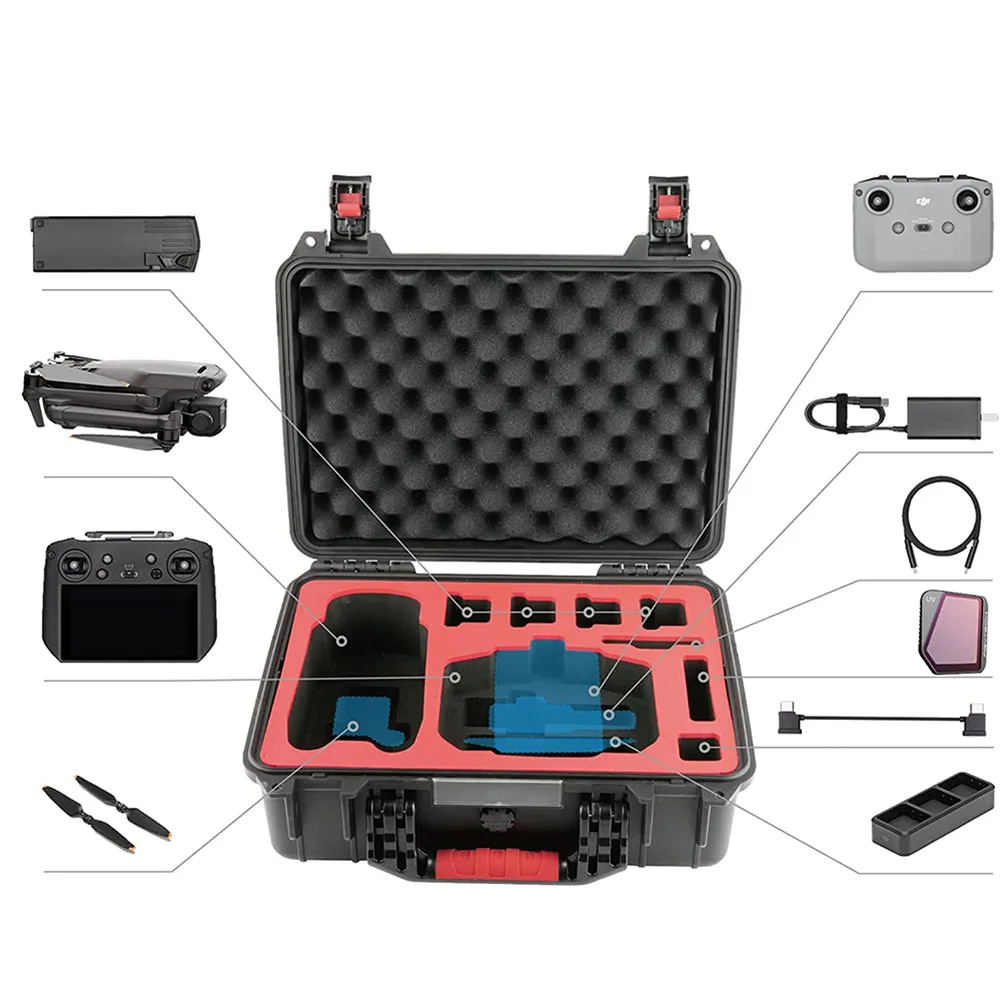 PGYTECH Safety Carrying Case Ip67 Shockproof Waterproof Suitcase EVA Hardshell Suitcase For Dji Mavic 3 Drone Accessories