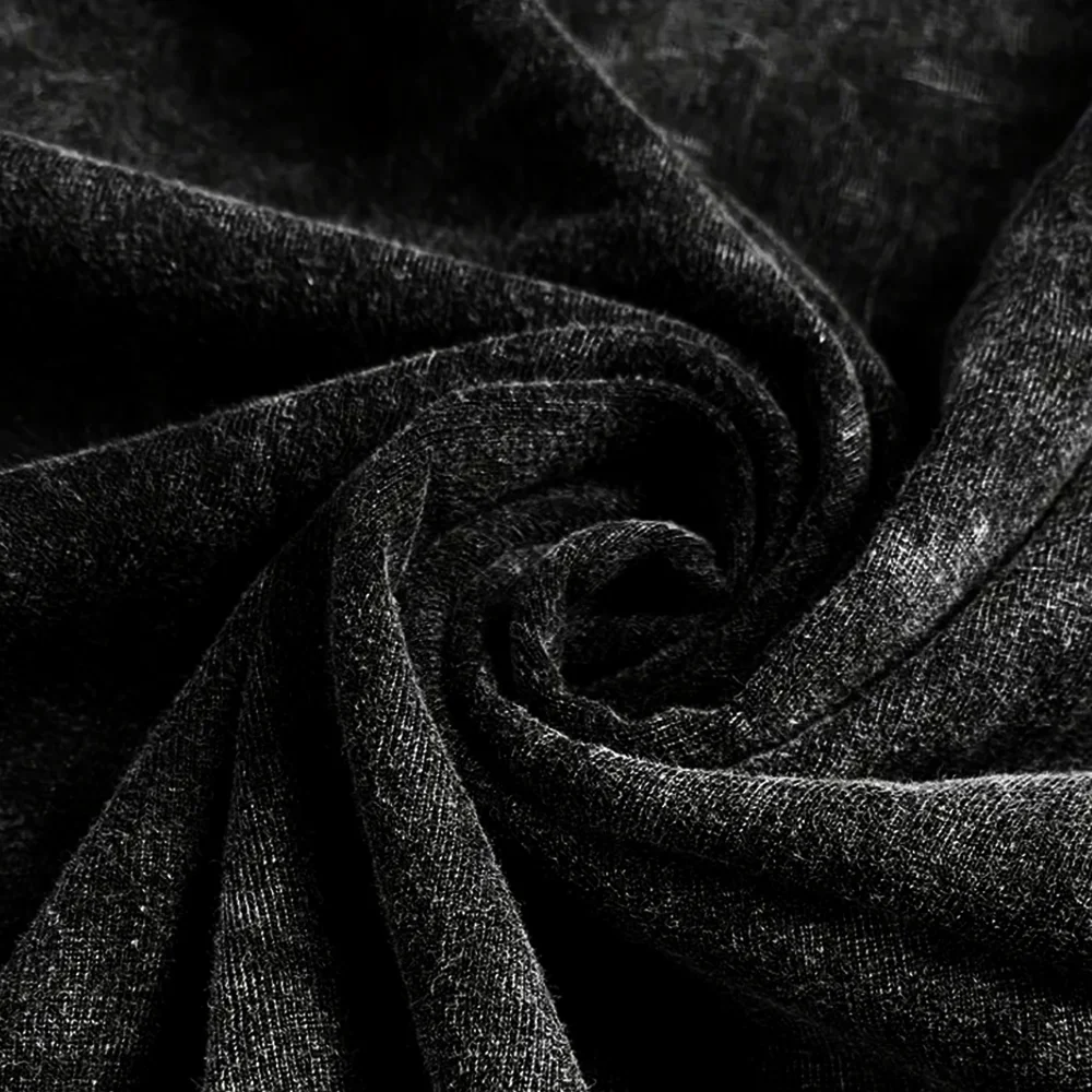 T-shirt col rond délavé rétro Vintage, avec imprimé couronne de crâne, Punk, esthétique, tendance, vêtements légers, confortable, quotidien