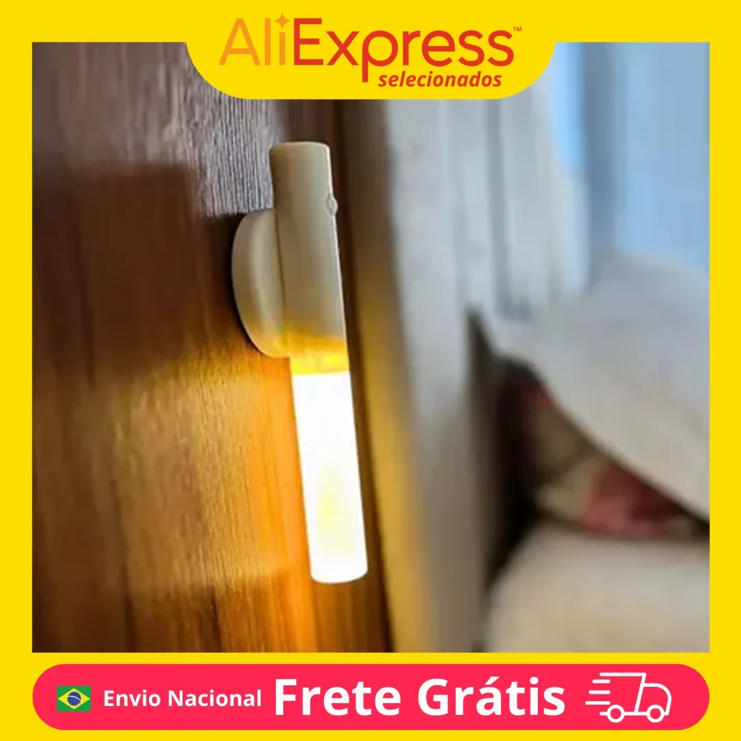 Luminária de Parede LED Sortida e USB, Luz Branco Quente, Abajur Decorativo para Casa, Quarto, Banheiro e Escritório