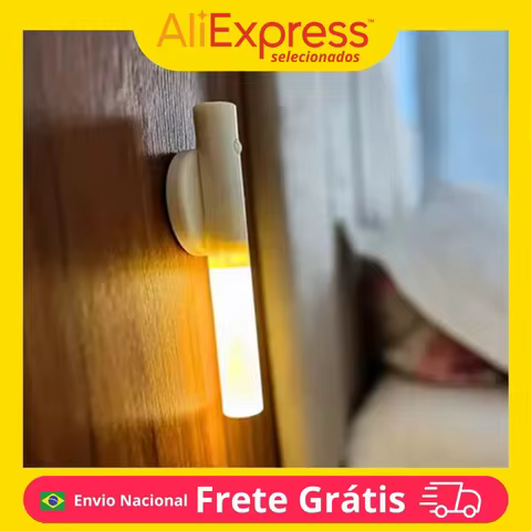 Luminária de Parede LED Sortida e USB, Luz Branco Quente, Abajur Decorativo para Casa, Quarto, Banheiro e Escritório
