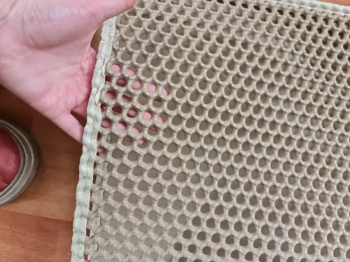 Customer review photo for Double-Layer Cat Litter Mat