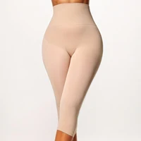 Faja moldeadora de muslos y piernas sin costuras para mujer, bragas moldeador de cintura alta para piernas largas, moldeador de cuerpo de compresión delgado, talla grande, bragas adelgazantes de control de abdomen