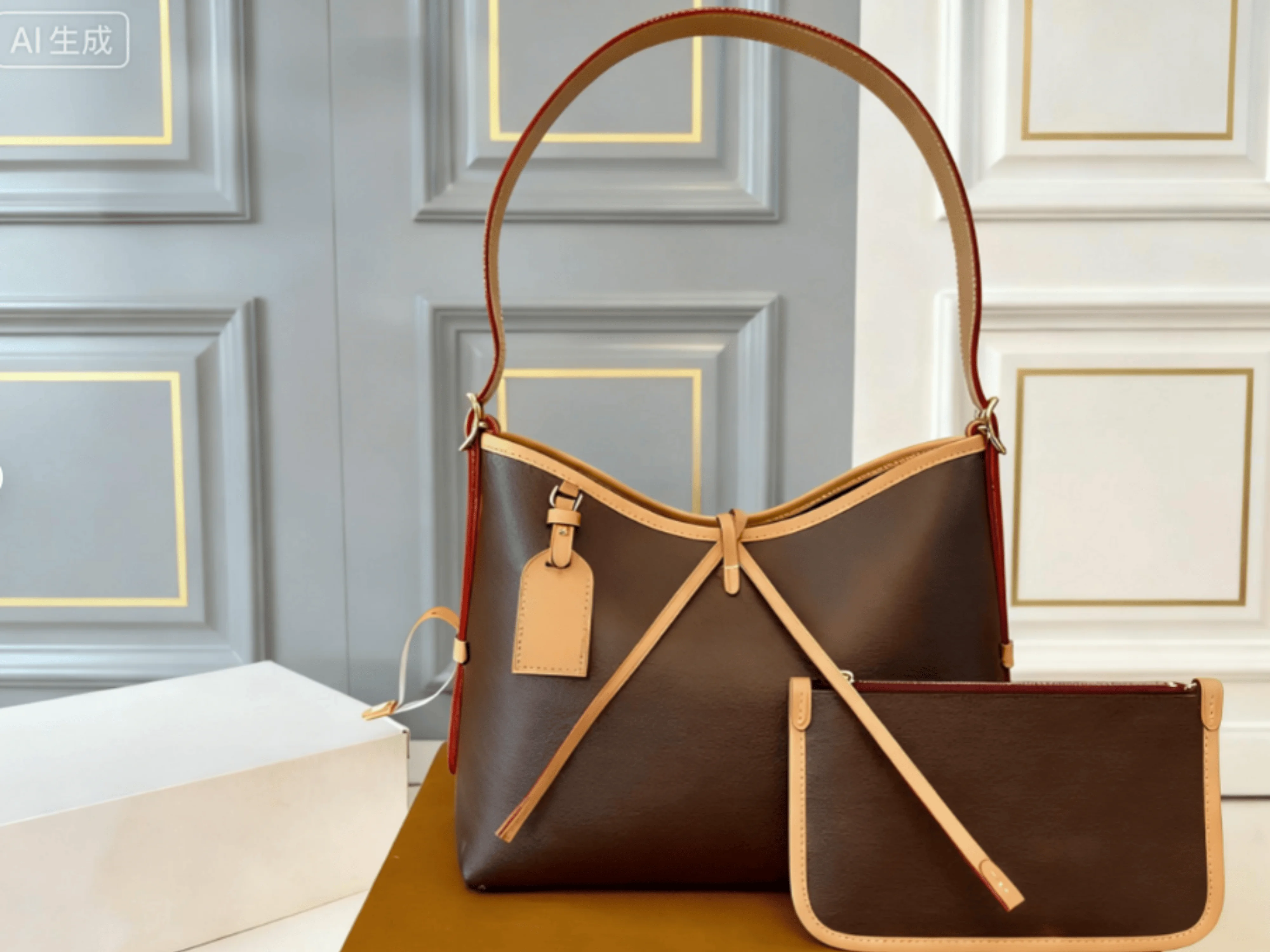 

2025 Women Shopping Bag Armpit Bag Fashion Simple Casual Versatile Practical Retro Women Bag 29×25cm