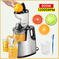 800W Multifunctional Residue Juice Separation Electric Juicer Machine Fruits And Vegetable Juice Extractor 12000Rpm Mixer Blener